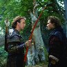 Still of Kevin Costner and Christian Slater in Robin Hood: Prince of Thieves
