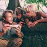 Still of Sam Neill, Ariana Richards and Joseph Mazzello in Jurassic Park