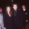Pierce Brosnan and Keely Shaye Smith at event of Dante's Peak