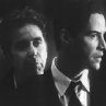 Still of Al Pacino and Keanu Reeves in The Devil's Advocate