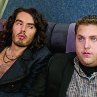 Still of Russell Brand and Jonah Hill in Get Him to the Greek