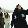 Still of George Clooney, Irina Björklund and Anton Corbijn in The American