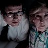Still of Lin Shaye and Leigh Whannell in Insidious