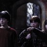 Still of Rupert Grint, Daniel Radcliffe and Emma Watson in Harry Potter and the Sorcerer's Stone