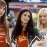 Jessicaâ€™s antagonist, Bianca (Maria Elena Laas, center) looks to sitr up trouble, aided by Sasha (Melissa Lawner, left) and Monique (Ashlee Simpson, right). 