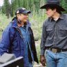 Ang Lee and Jake Gyllenhaal in Brokeback Mountain