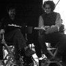 Still of Johnny Depp and Tim Burton in Sweeney Todd: The Demon Barber of Fleet Street