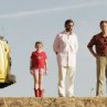 Still of Greg Kinnear, Steve Carell and Abigail Breslin in Little Miss Sunshine