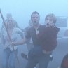 Still of Thomas Jane, Laurie Holden and Nathan Gamble in The Mist