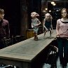 Still of Rupert Grint, Andy Linden, Daniel Radcliffe and Emma Watson in Harry Potter and the Deathly Hallows: Part 1
