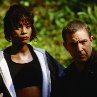 Still of Kevin Costner and Whitney Houston in The Bodyguard