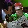 Still of Jim Carrey and Tommy Lee Jones in Batman Forever