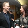 Helen Du Toit and Niels Arden Oplev at event of The Girl with the Dragon Tattoo