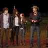 Still of Woody Harrelson, Jesse Eisenberg, Abigail Breslin and Emma Stone in Zombieland