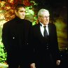 Still of George Clooney and Michael Gough in Batman & Robin