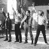 Still of Robert Carlyle, Mark Addy, Paul Barber, Steve Huison, William Snape, Hugo Speer and Tom Wilkinson in The Full Monty