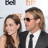 Brad Pitt and Angelina Jolie at event of Moneyball