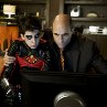Still of Mark Strong and Christopher Mintz-Plasse in Kick-Ass
