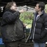 Still of Guy Pearce and Guillermo del Toro in Don't Be Afraid of the Dark