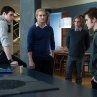 Still of Peter Facinelli, Robert Pattinson, Kellan Lutz and Jackson Rathbone in The Twilight Saga: Eclipse