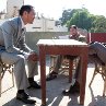 Still of Leonardo DiCaprio, Tom Hardy and Ken Watanabe in Inception
