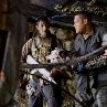 Still of Laurence Fishburne and Adrien Brody in Predators