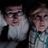 Still of Lin Shaye and Leigh Whannell in Insidious