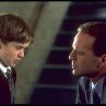 Still of Bruce Willis and Haley Joel Osment in The Sixth Sense