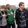 Still of Michael B. Jordan, Dane DeHaan and Alex Russell in Chronicle