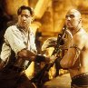 Still of Brendan Fraser and Arnold Vosloo in The Mummy Returns