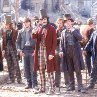 Still of Leonardo DiCaprio and Daniel Day-Lewis in Gangs of New York