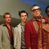 Still of Brad Pitt, George Clooney, Don Cheadle, Matt Damon and Elliott Gould in Ocean's Eleven