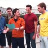 Still of Jason Biggs, Chris Klein, Thomas Ian Nicholas, Seann William Scott and Eddie Kaye Thomas in American Pie 2