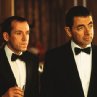 Still of Rowan Atkinson and Ben Miller in Johnny English