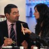 Still of Rowan Atkinson and Natalie Imbruglia in Johnny English