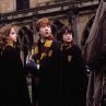 Still of Rupert Grint, Daniel Radcliffe and Emma Watson in Harry Potter and the Chamber of Secrets