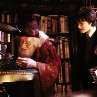 Still of Richard Harris and Daniel Radcliffe in Harry Potter and the Chamber of Secrets