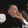 Still of Johnny Depp and Dustin Hoffman in Finding Neverland