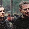 Still of Liam Neeson and Orlando Bloom in Kingdom of Heaven