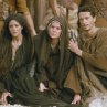 Still of Monica Bellucci, Maia Morgenstern and Christo Jivkov in The Passion of the Christ