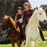 Still of William Moseley and Skandar Keynes in The Chronicles of Narnia: The Lion, the Witch and the Wardrobe