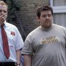Still of Nick Frost and Simon Pegg in Shaun of the Dead
