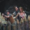 Still of Brendan Fraser, Josh Hutcherson and Anita Briem in Journey to the Center of the Earth