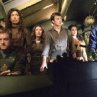 Still of Nathan Fillion, Jewel Staite, Gina Torres, Alan Tudyk and Morena Baccarin in Serenity