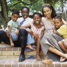 Still of Don Cheadle and Sophie Okonedo in Hotel Rwanda