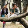 Still of Josh Hutcherson and AnnaSophia Robb in Bridge to Terabithia