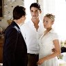 Still of Jonathan Rhys Meyers, Matthew Goode and Scarlett Johansson in Match Point