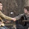 Still of Jonathan Rhys Meyers and Freddie Highmore in August Rush