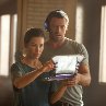 Still of Hugh Jackman and Evangeline Lilly in Real Steel