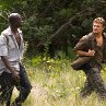 Still of Leonardo DiCaprio and Djimon Hounsou in Blood Diamond